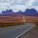 Droga stanowa 163 przez Monument Valley, Arizona